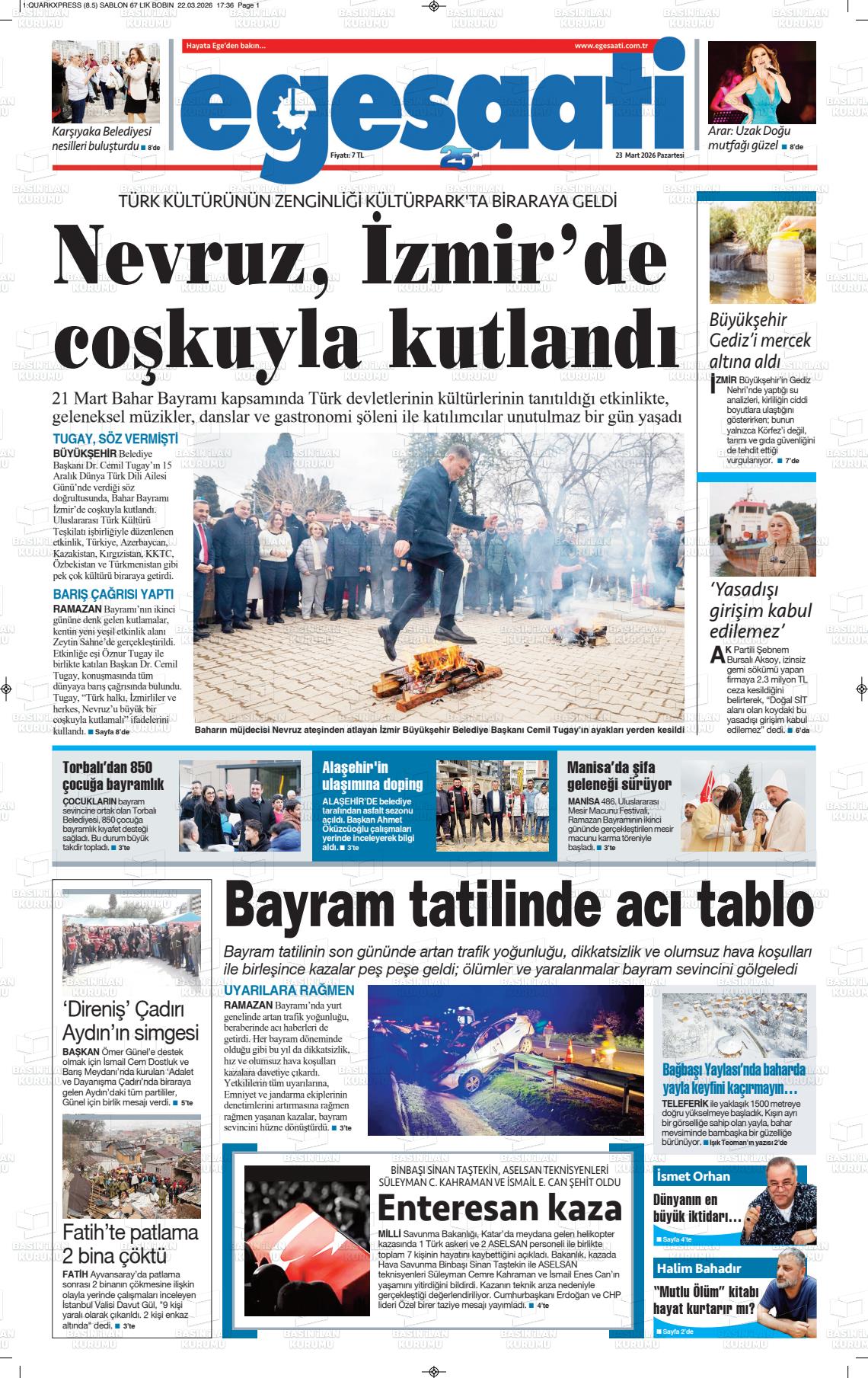 Izmir Haberekspres 23.03.2026