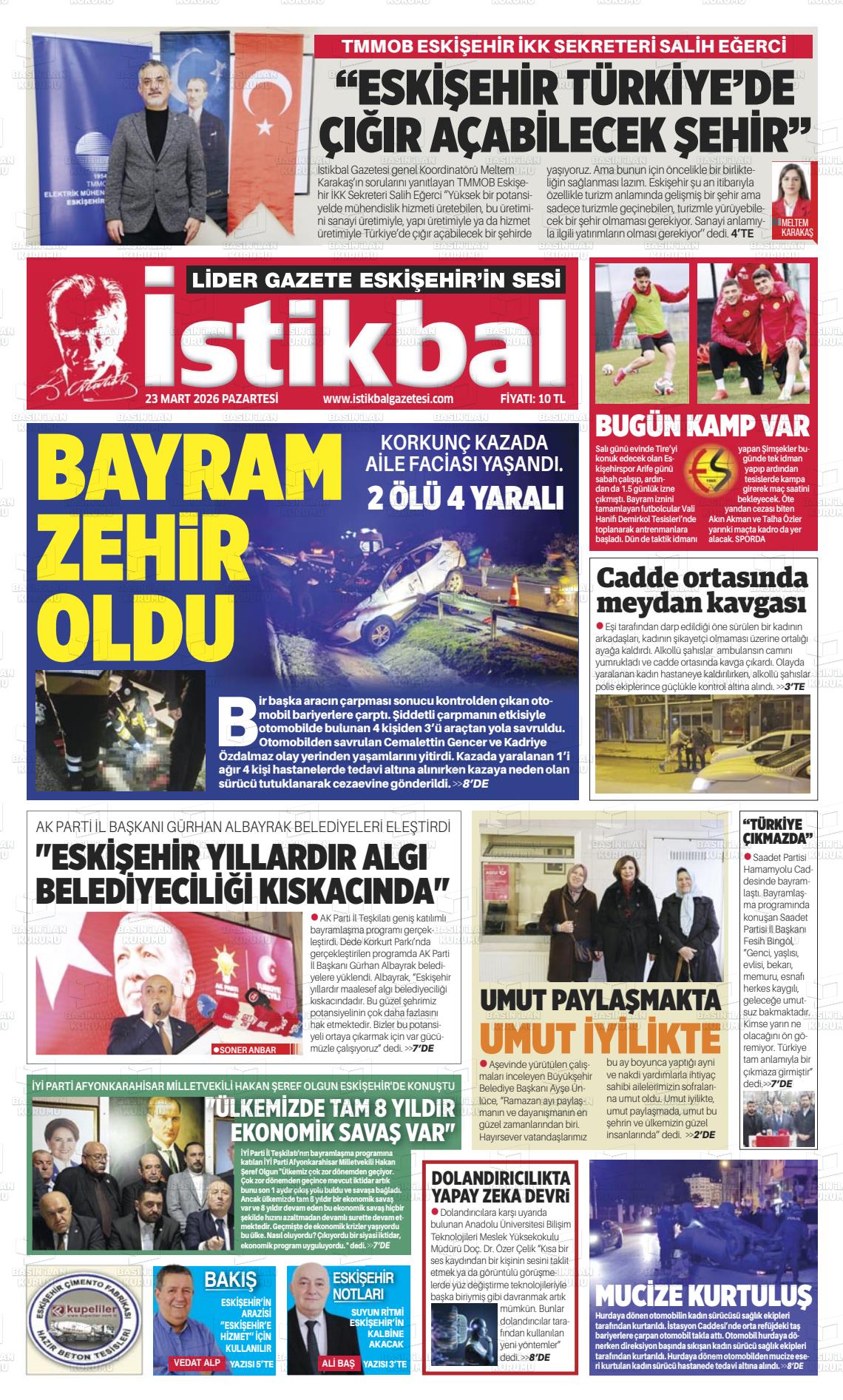 Eskisehir Istikbal 23.03.2026