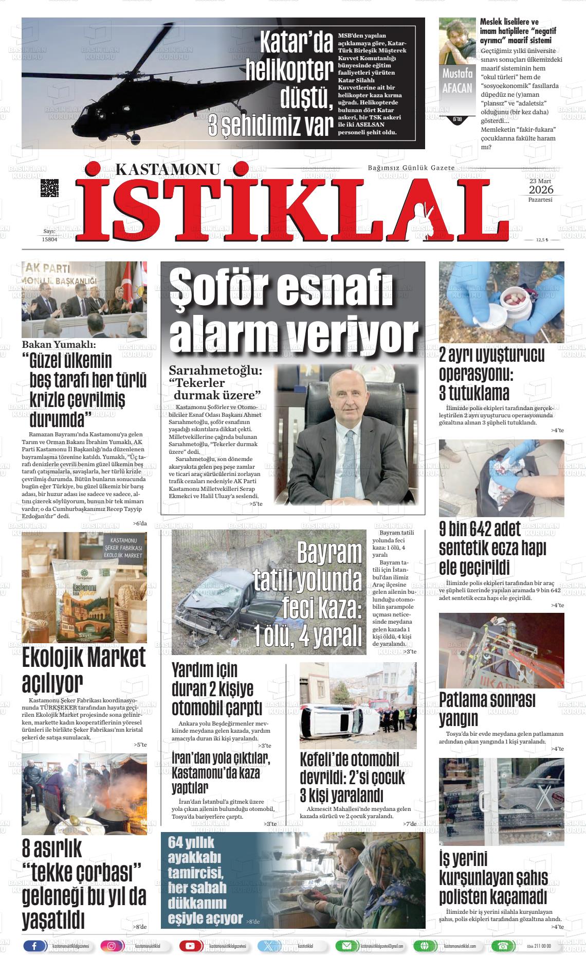 Kastamonu 23.03.2026