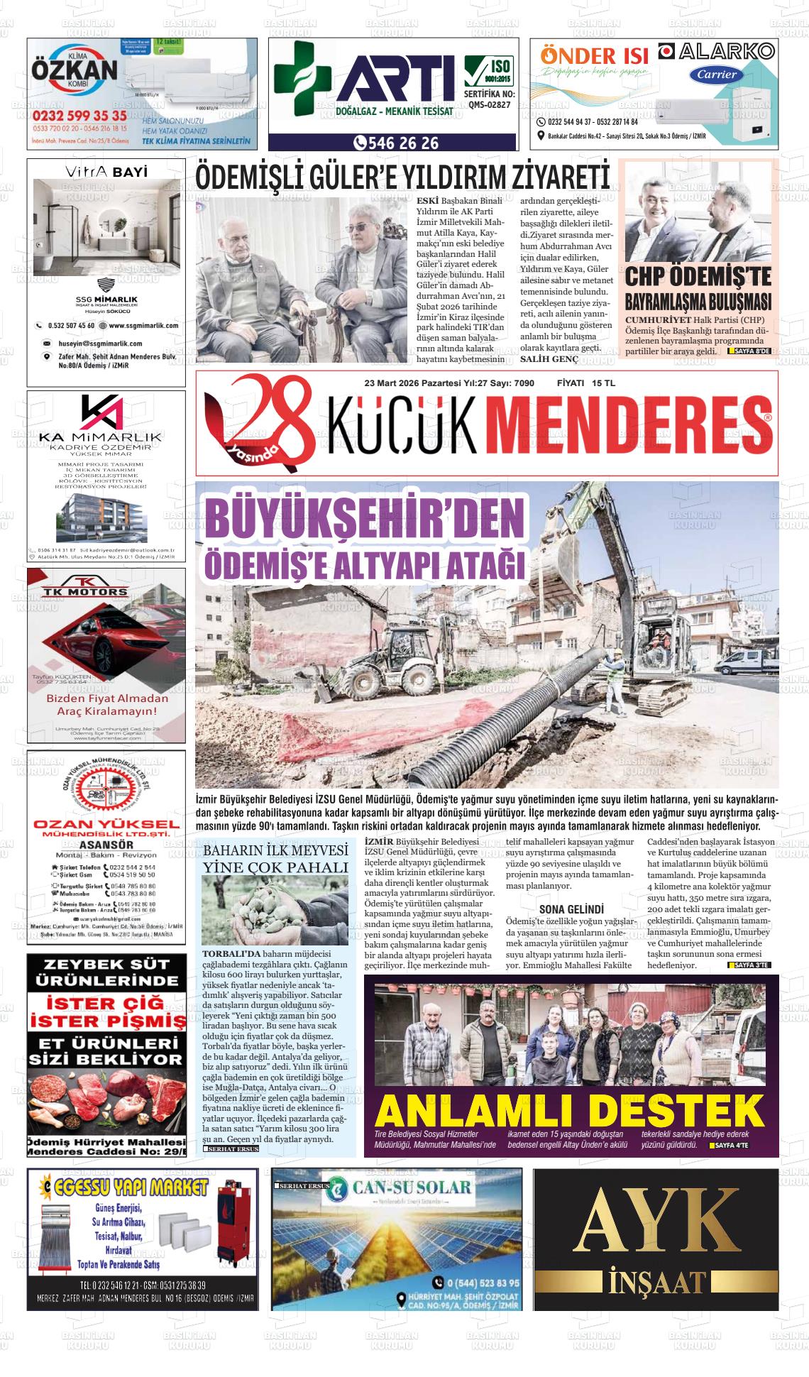 Izmir Kucukmenderes 23.03.2026