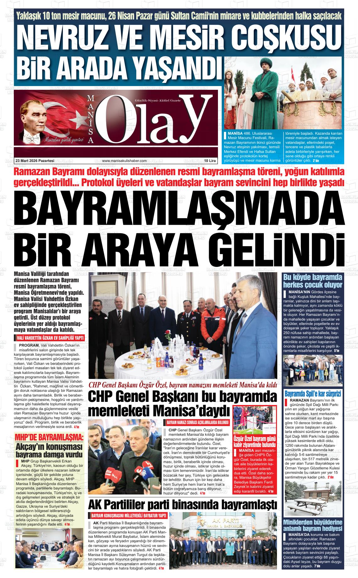 Manisa Olay 23.03.2026