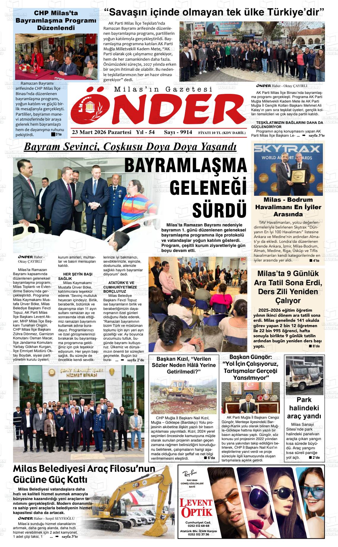 Mugla Onder 23.03.2026