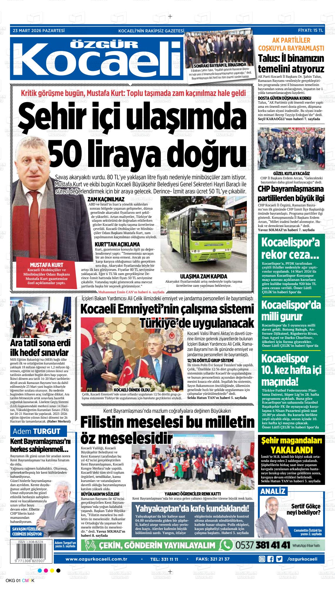 Kocaeli Ozgur 23.03.2026