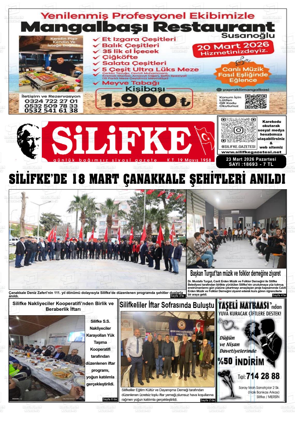 Mersin Silifke 23.03.2026