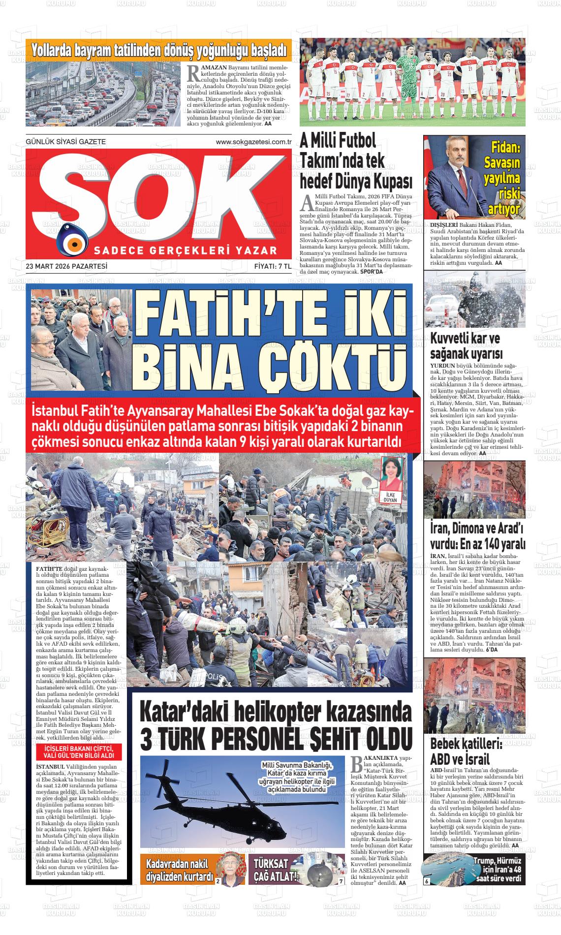 Istanbul Sok 23.03.2026