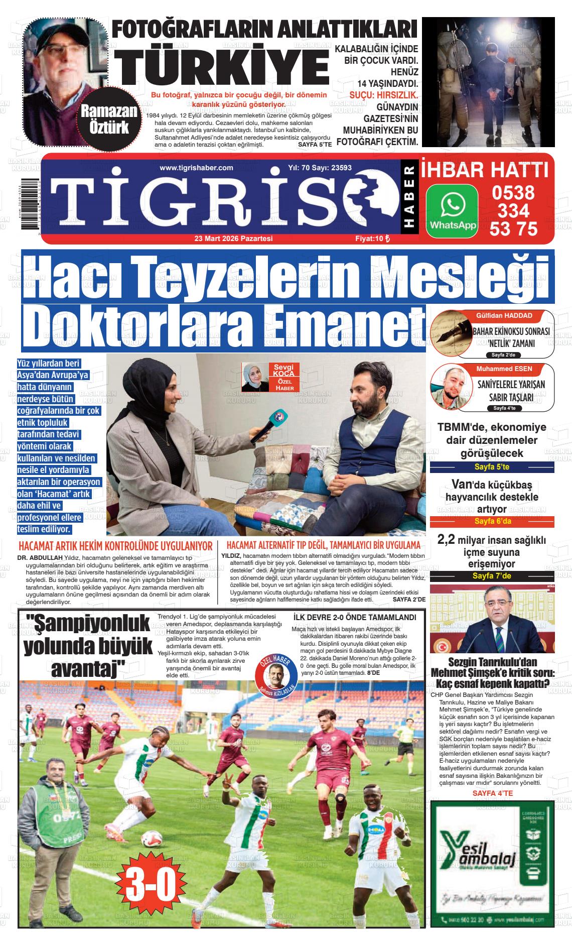 Diyarbakir Tirgis 23.03.2026