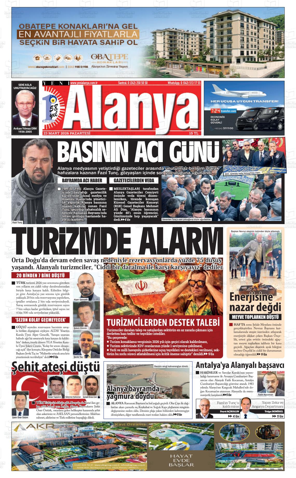 Antalya Yenialanya 23.03.2026