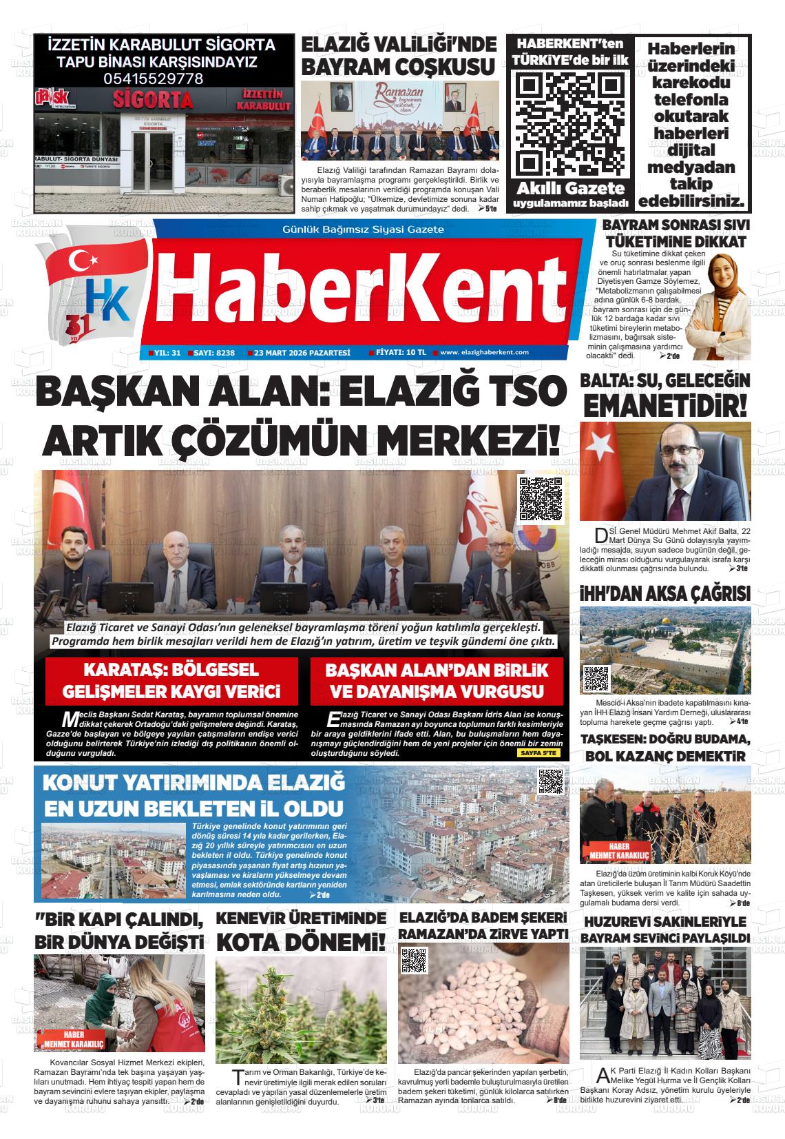 Elazig Yenicag 23.03.2026