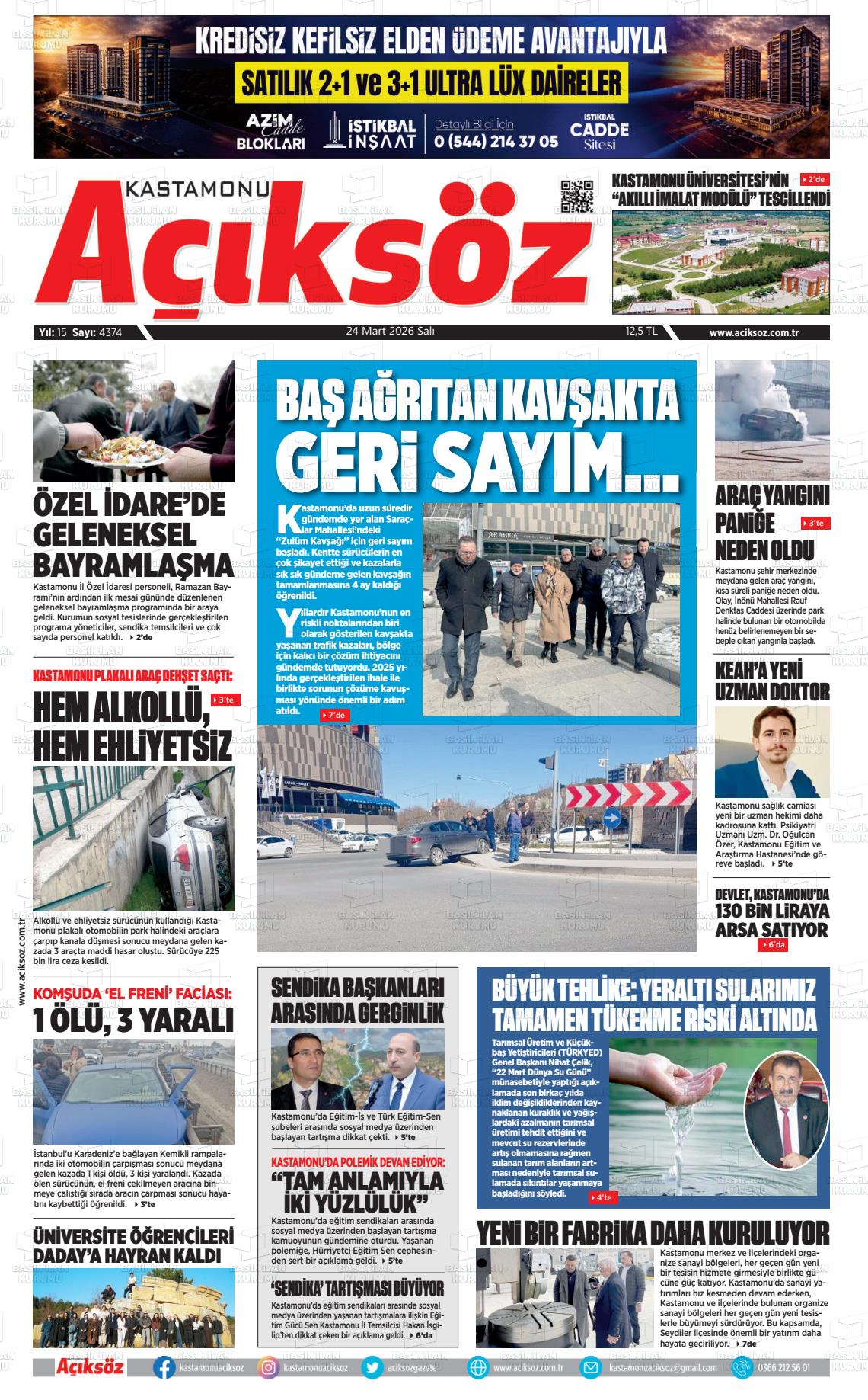 Kastamonu Aciksoz 24.03.2026