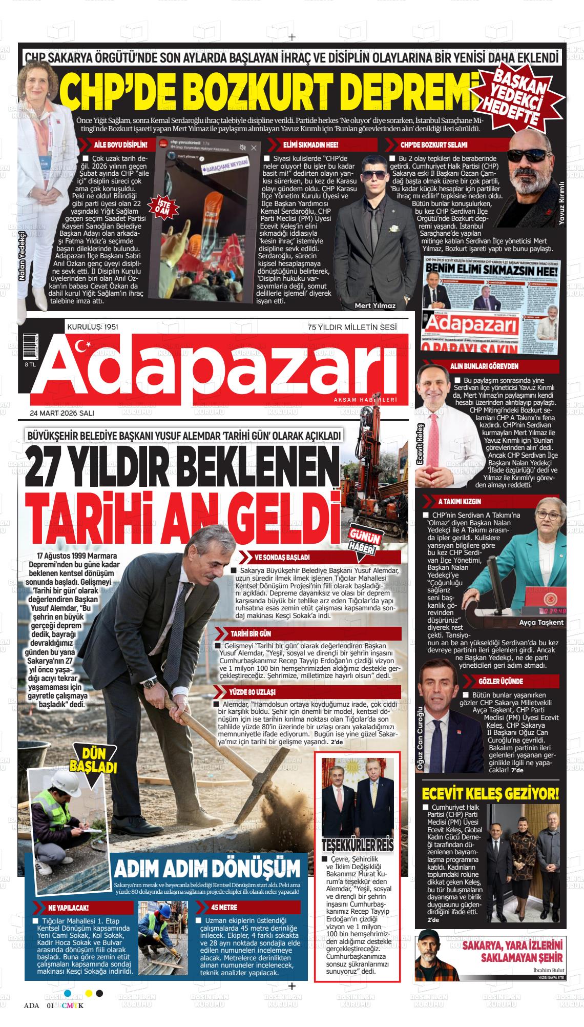 Sakarya Adapazariaksamhaberleri 24.03.2026