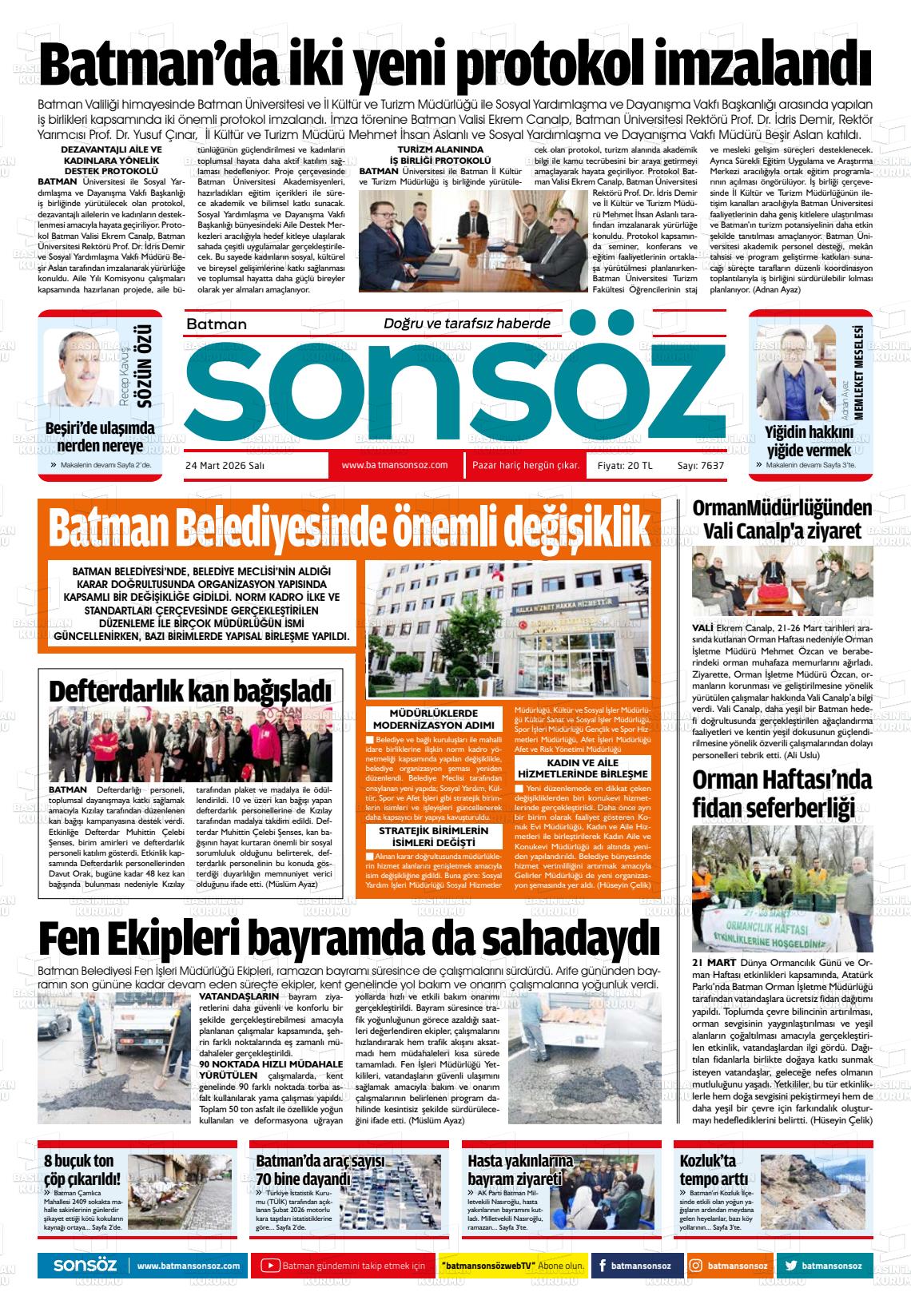Batman Sonsoz 24.03.2026