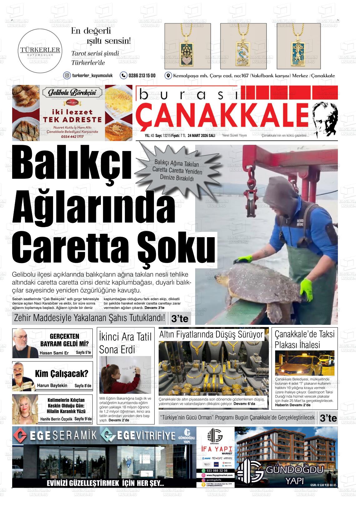 Canakkale Burasi 24.03.2026