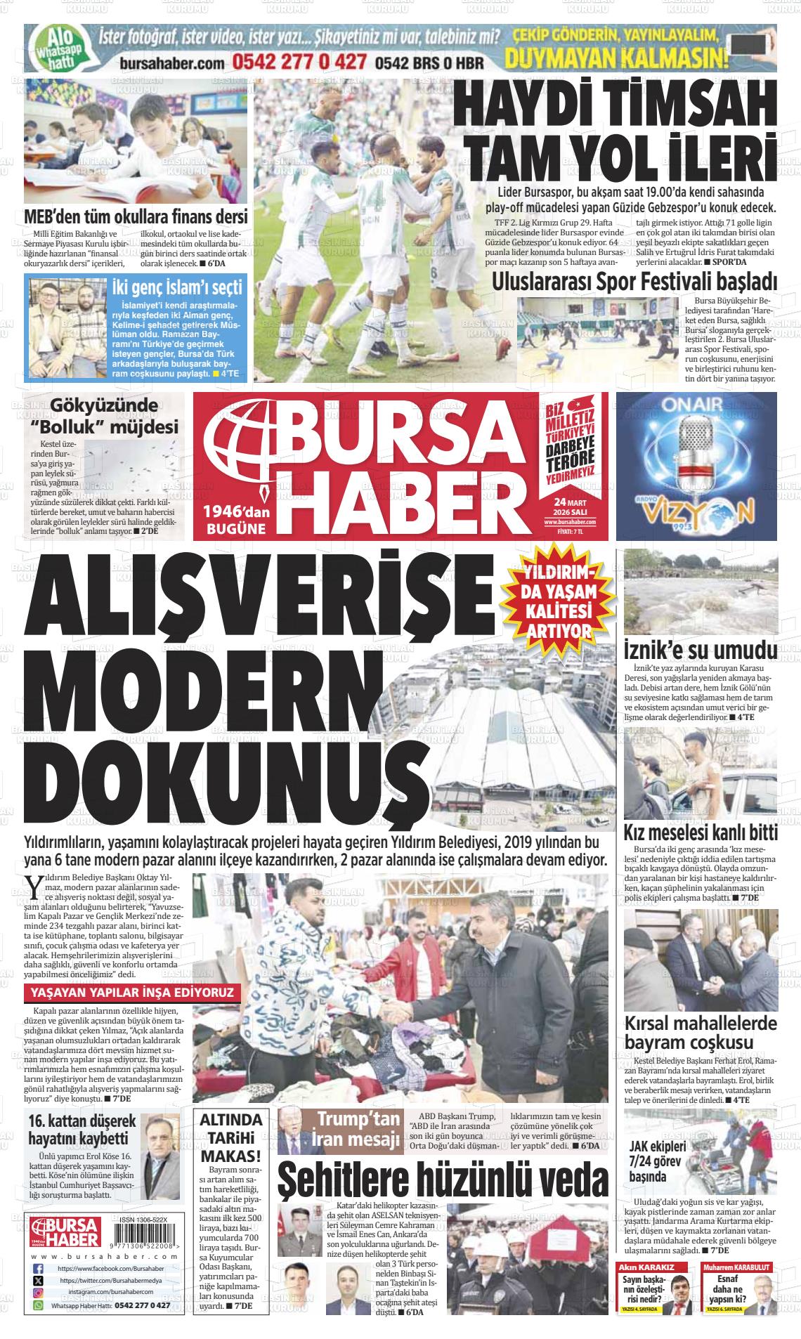 Bursa Haber 24.03.2026