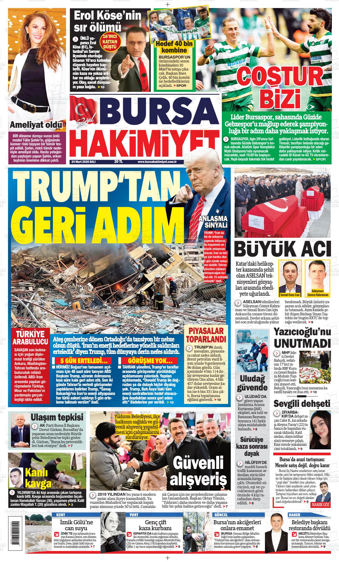 Bursa Hakimiyet 24.03.2026