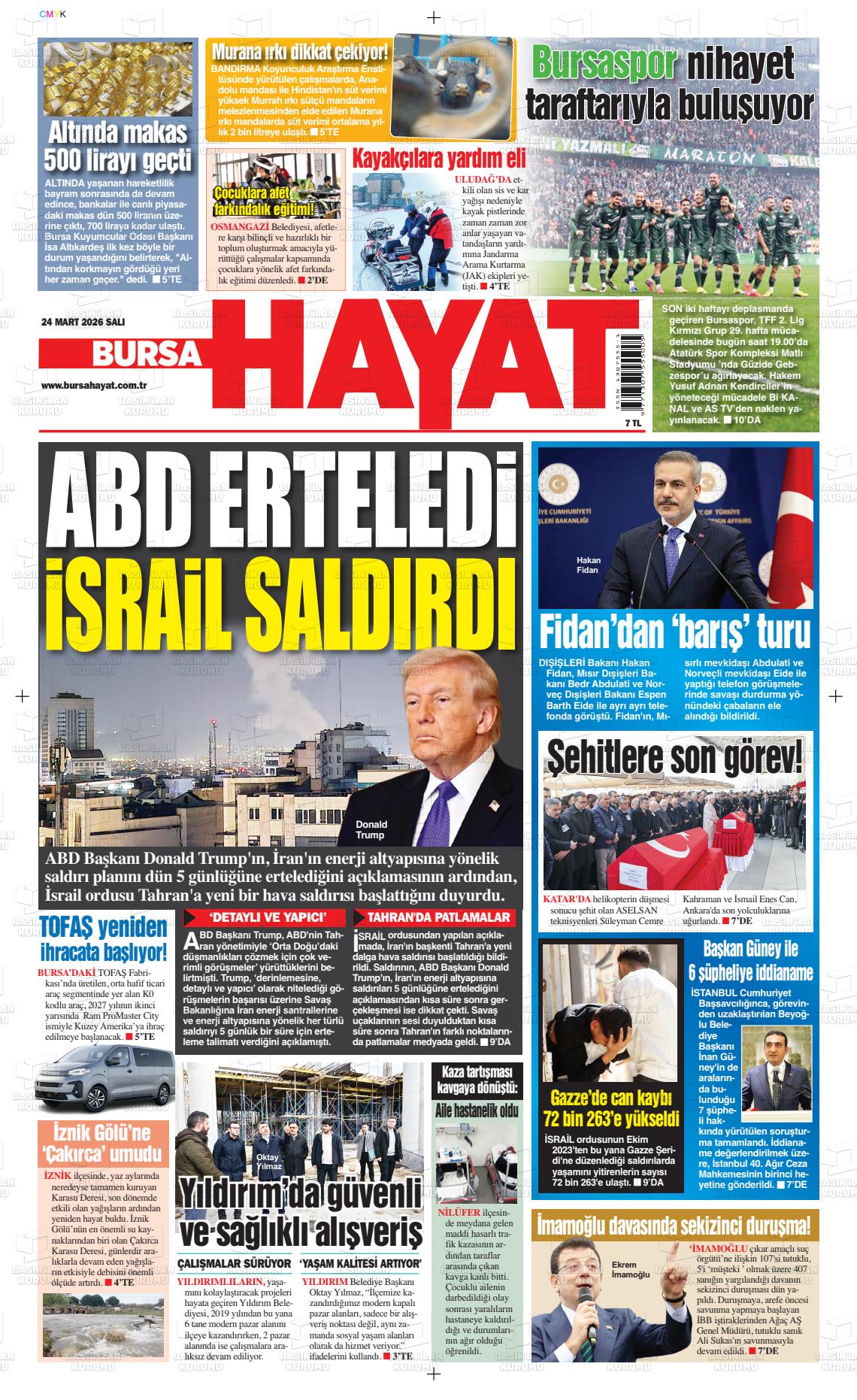 Bursa Hayat 24.03.2026