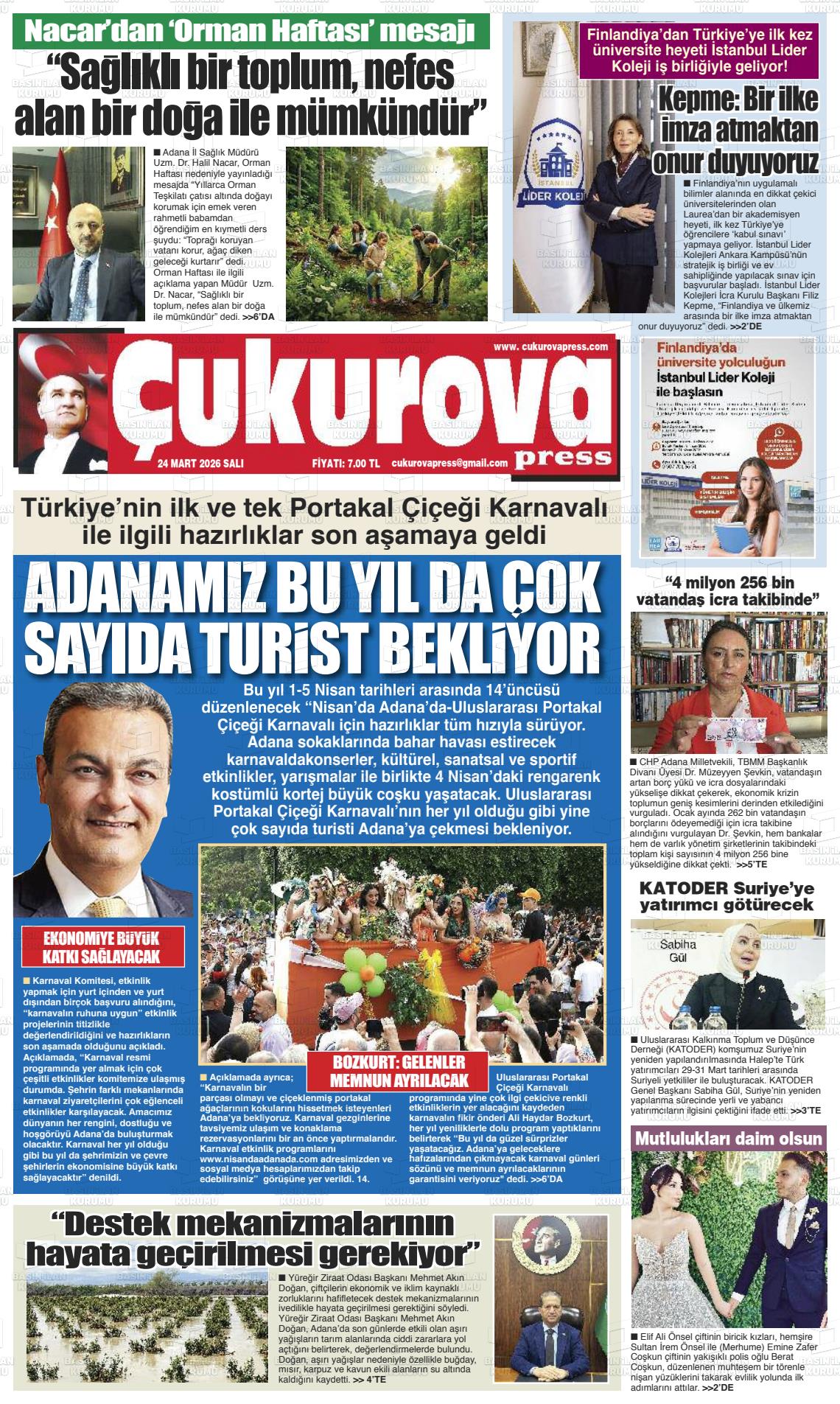 Adana Cukurovapress 24.03.2026