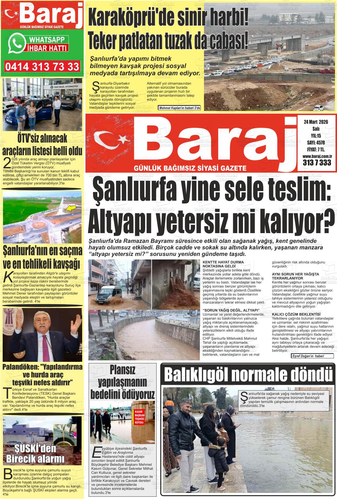 Sanliurfa Dundenbugunesafak 24.03.2026