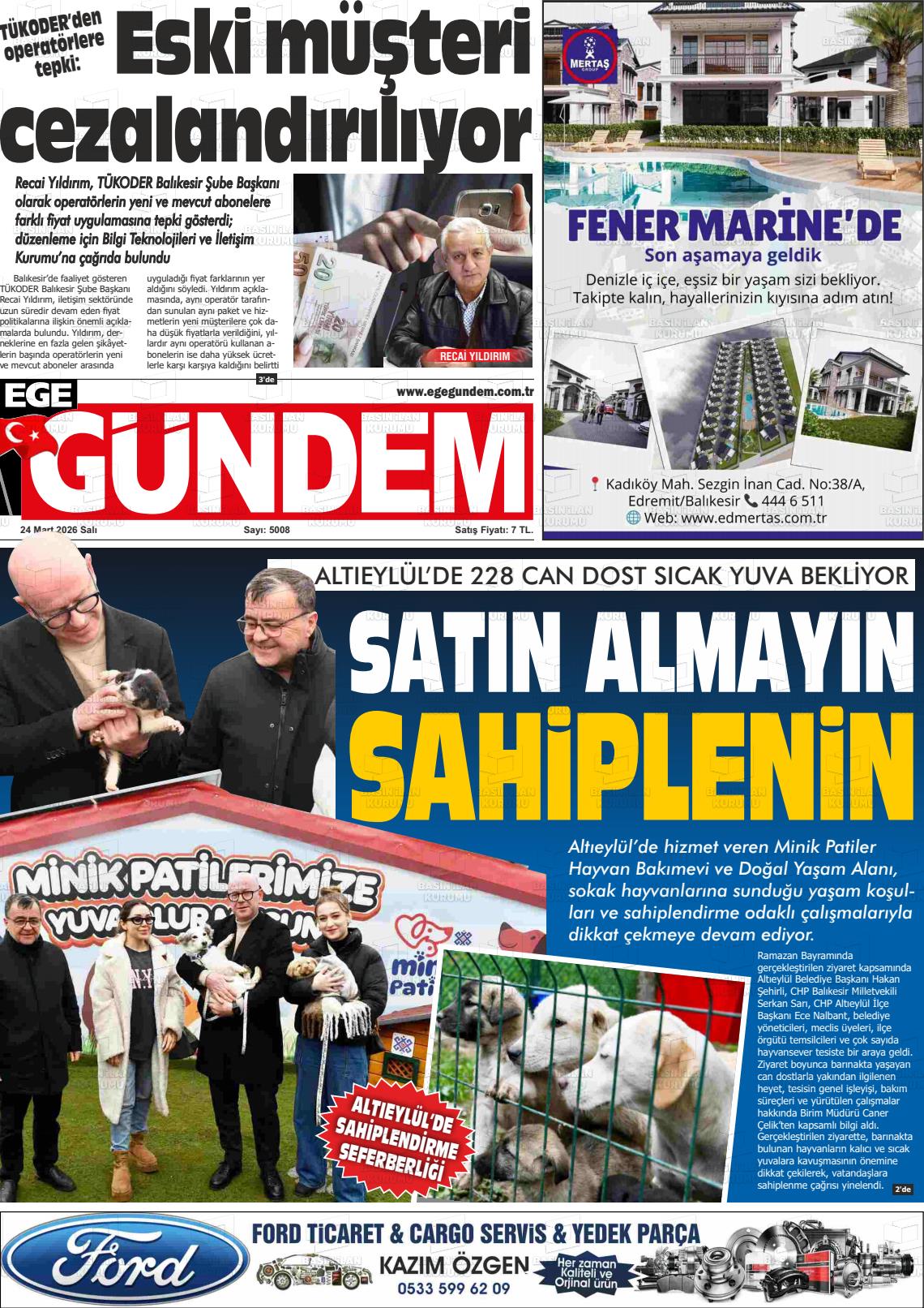 Balikesir Egegundem 24.03.2026