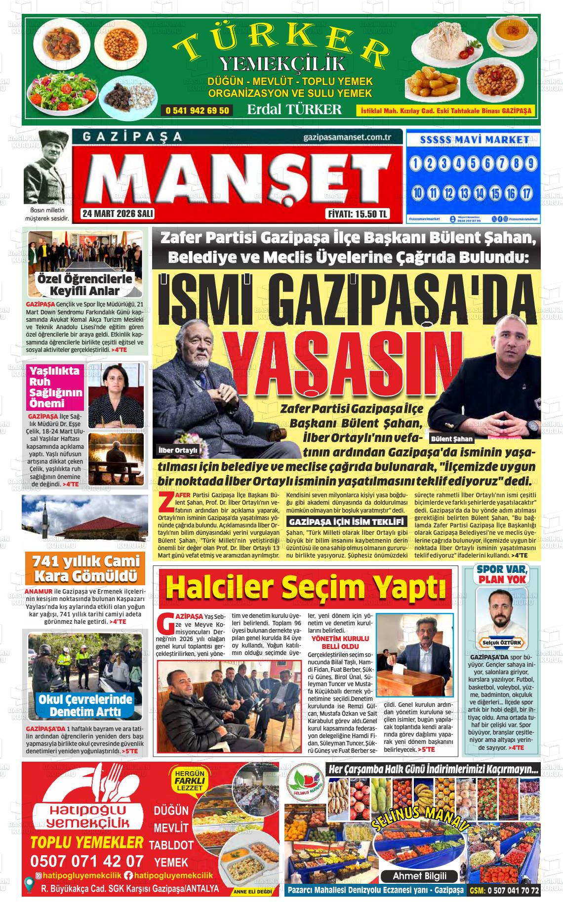 Antalya Gazipasamanset 24.03.2026