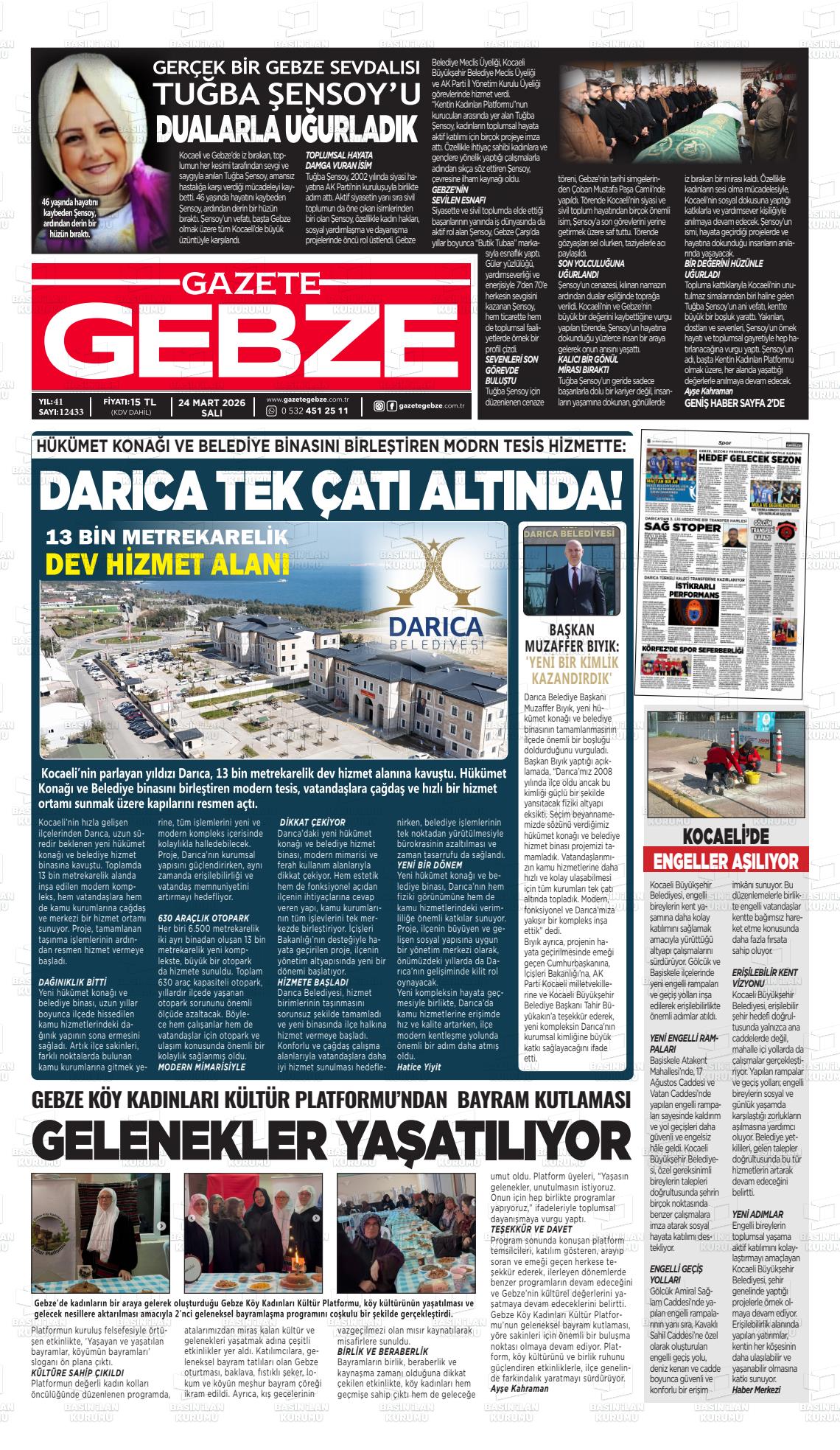 Kocaeli Gebze 24.03.2026