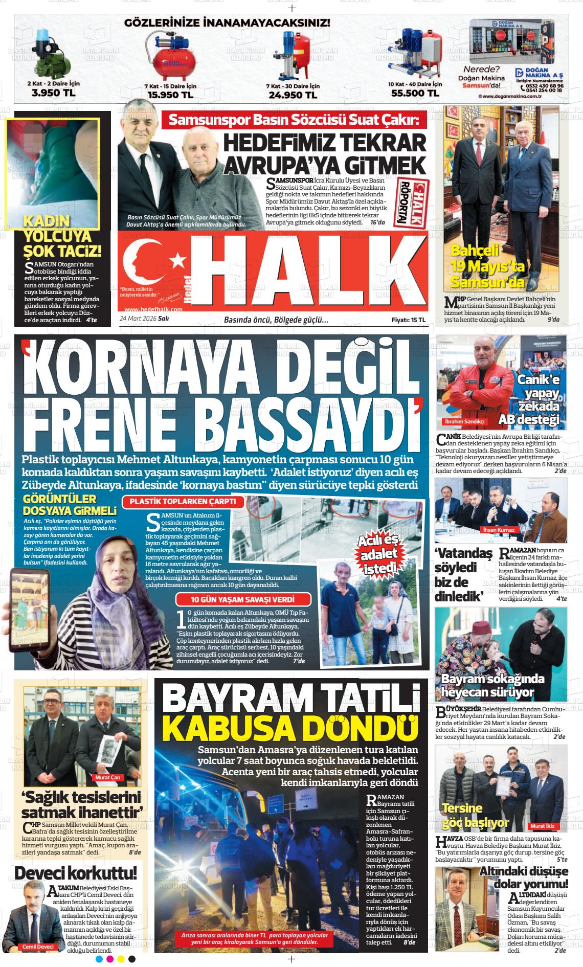 Samsun Hedefhalk 24.03.2026