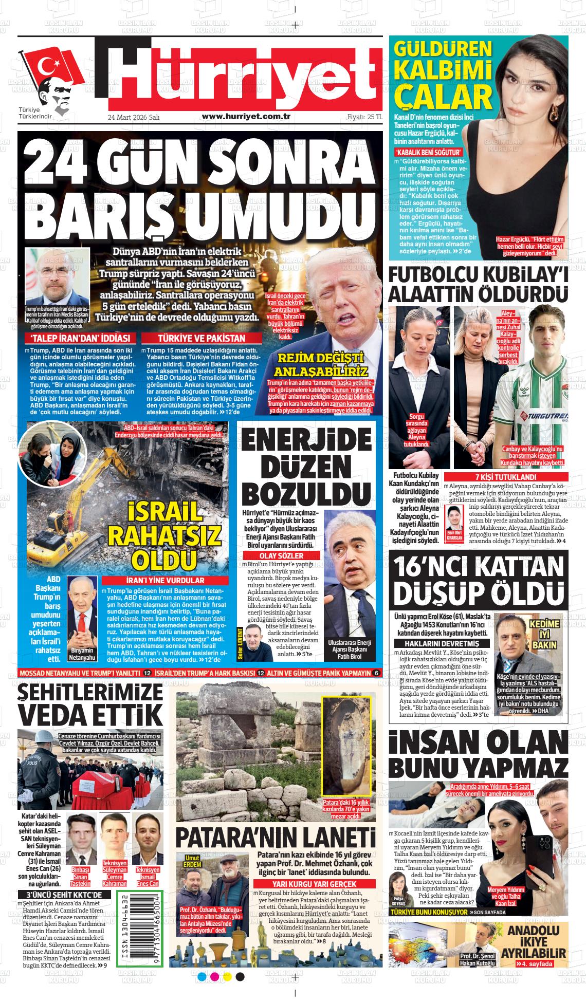 Hürriyet Gazetesi 24.03.2026