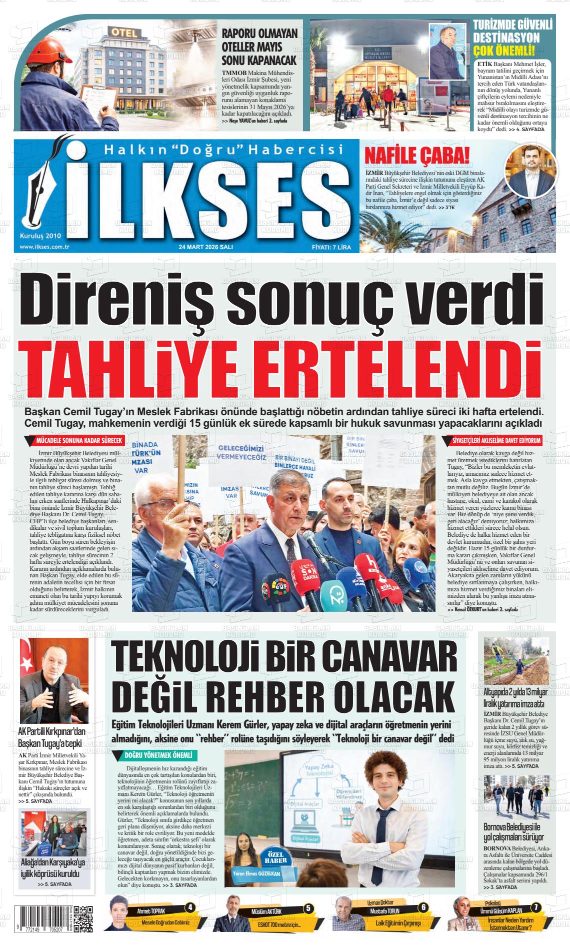 Izmir Ilkses 24.03.2026