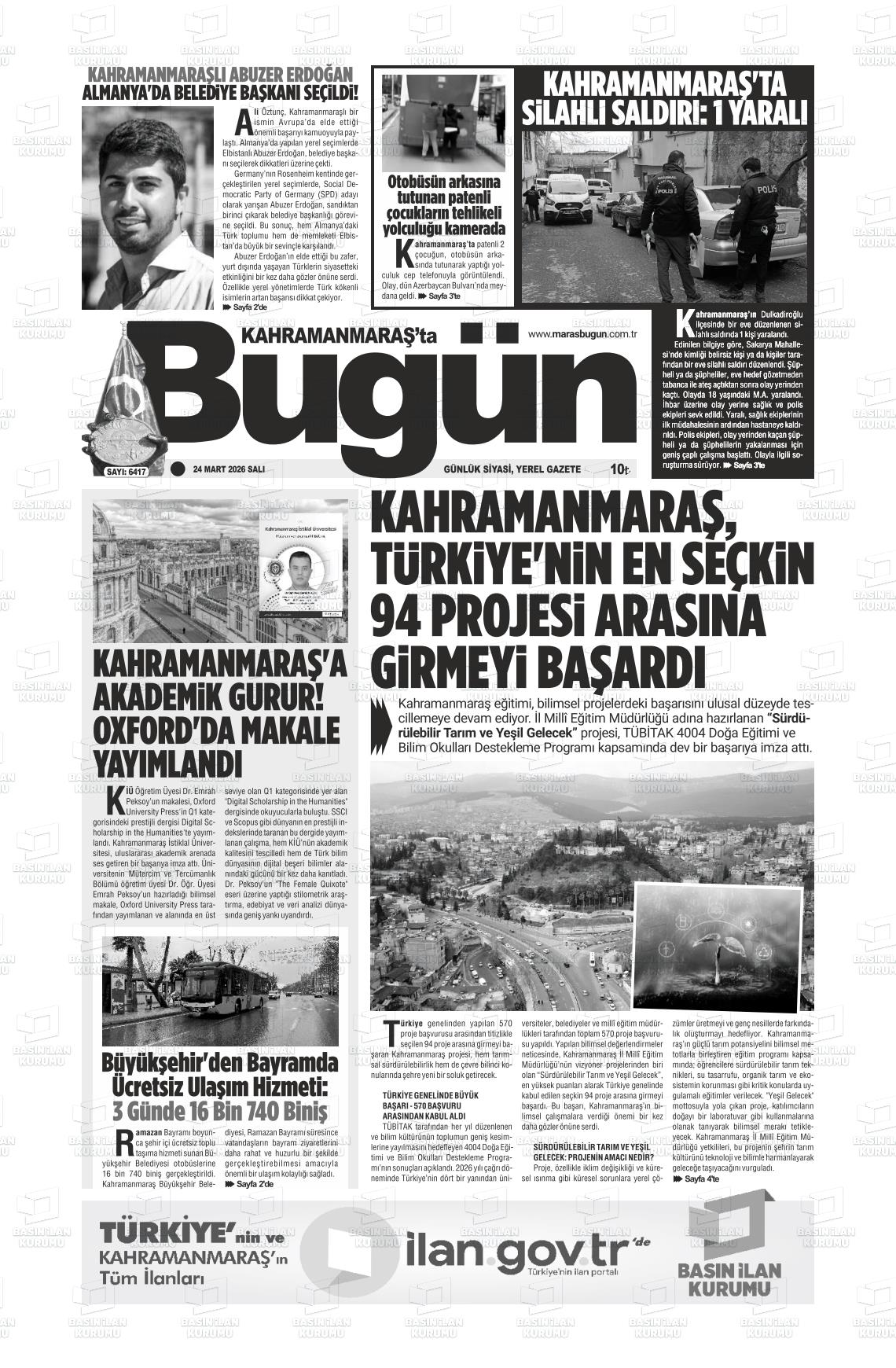 Kahramanmaras Tabugun 24.03.2026