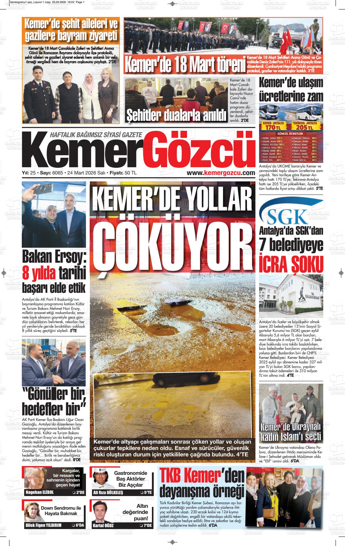 Antalya Kemergozcu 24.03.2026