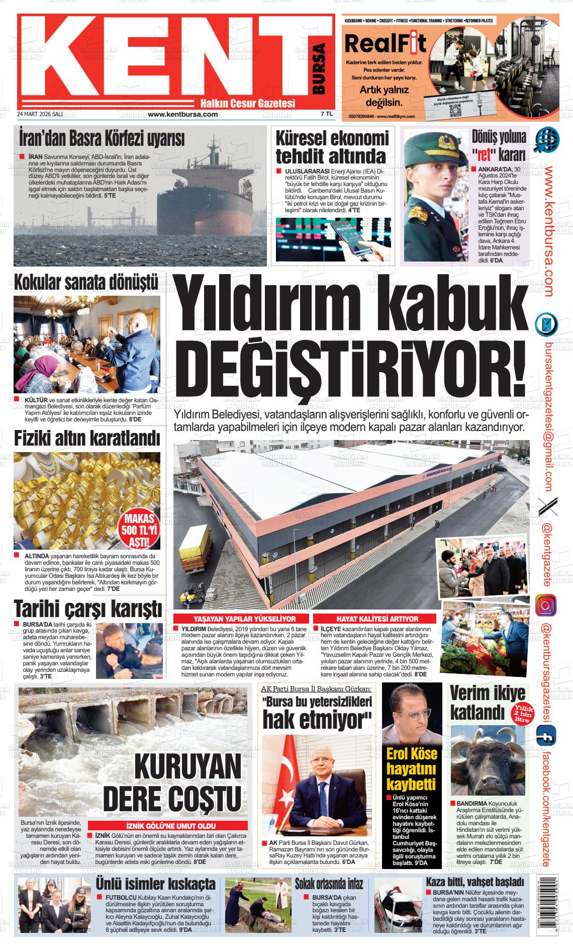 Bursa Kent 24.03.2026