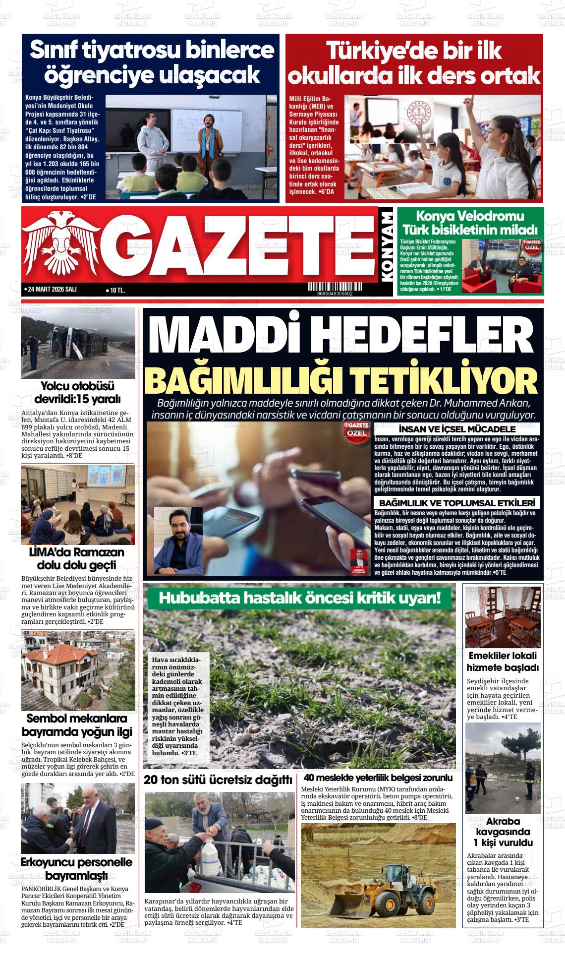 Konya Yenigun 24.03.2026