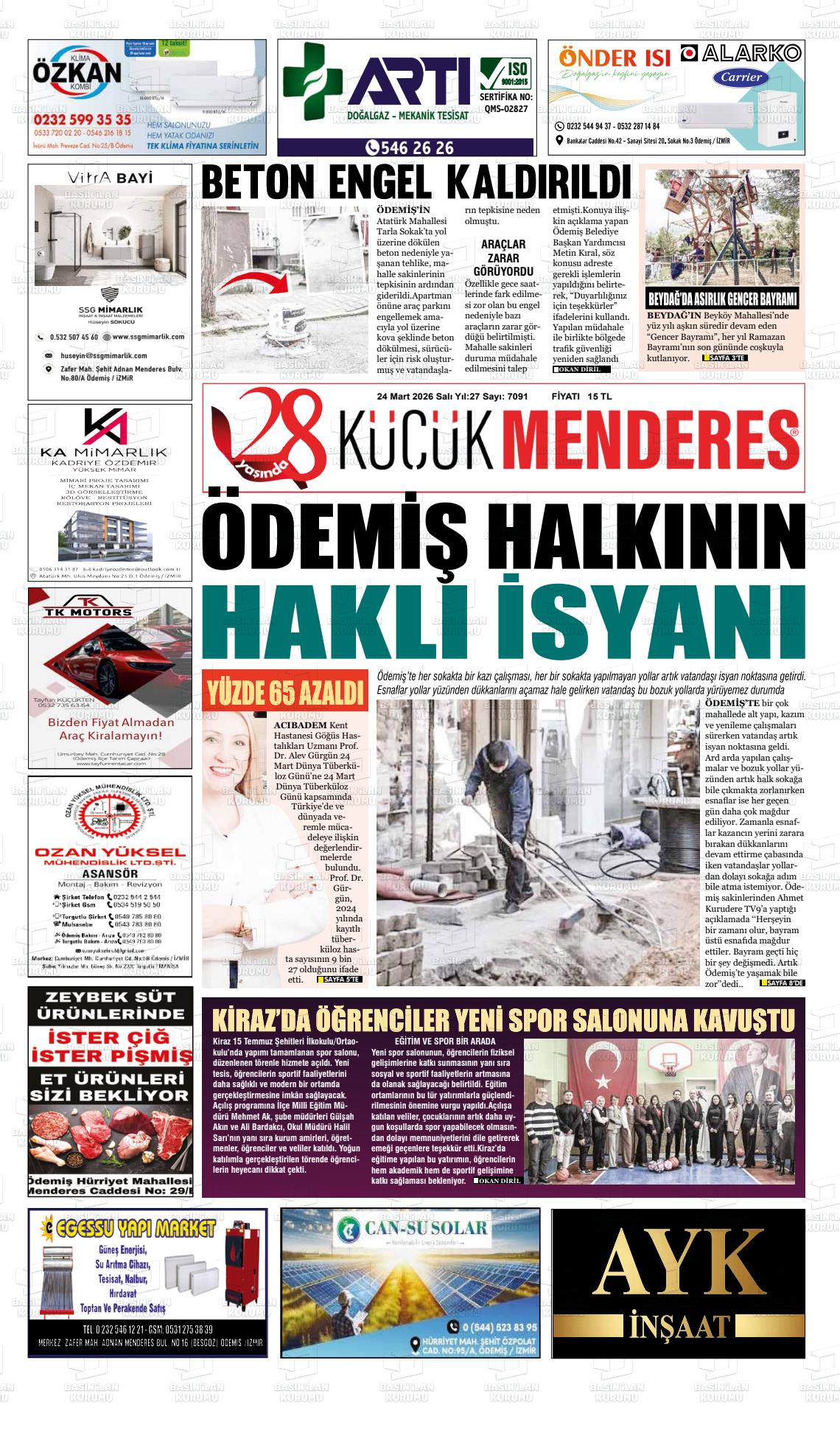 Izmir Kucukmenderes 24.03.2026