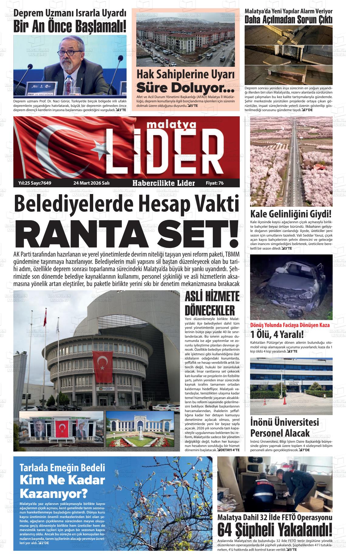 Malatya Sonsoz 24.03.2026