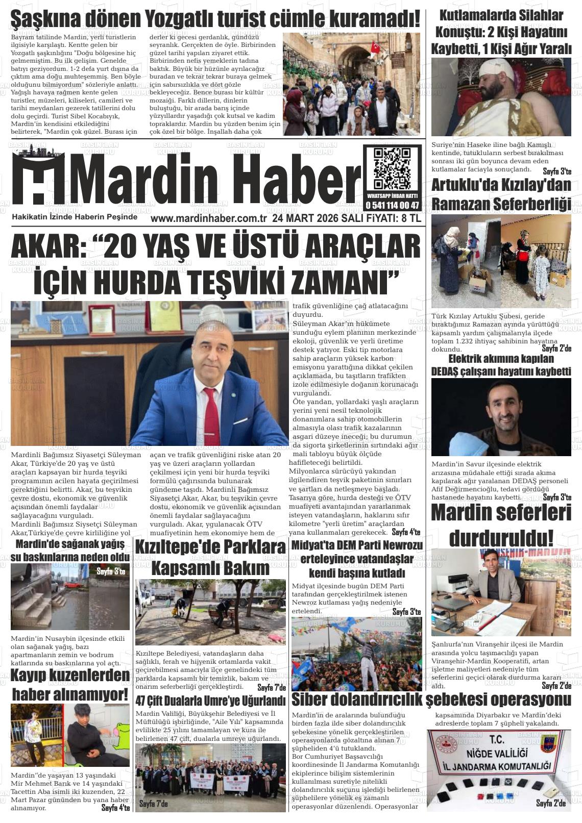 Mardin Haber 24.03.2026