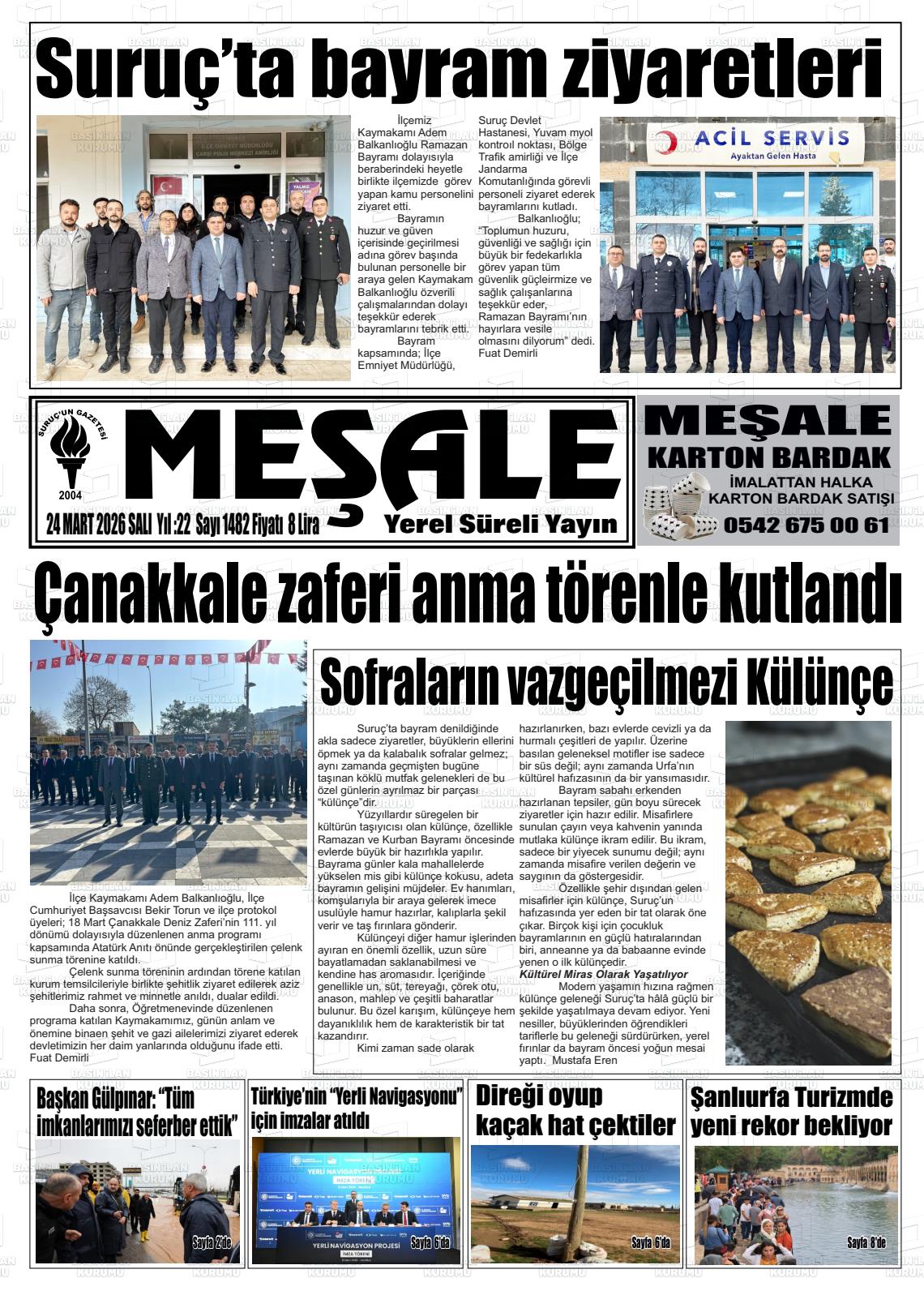 Sanliurfa Mesale 24.03.2026