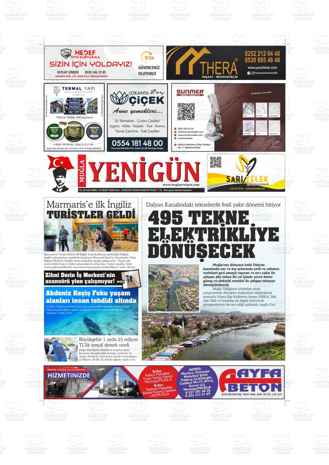Mugla Yenigun 24.03.2026
