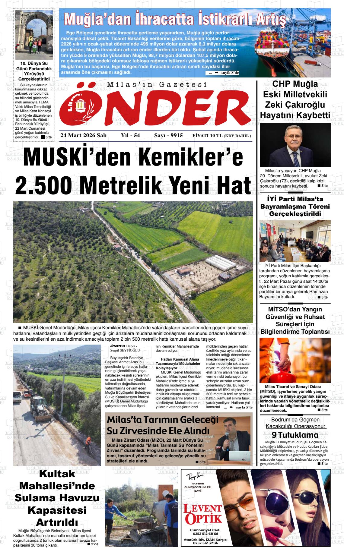 Mugla Onder 24.03.2026