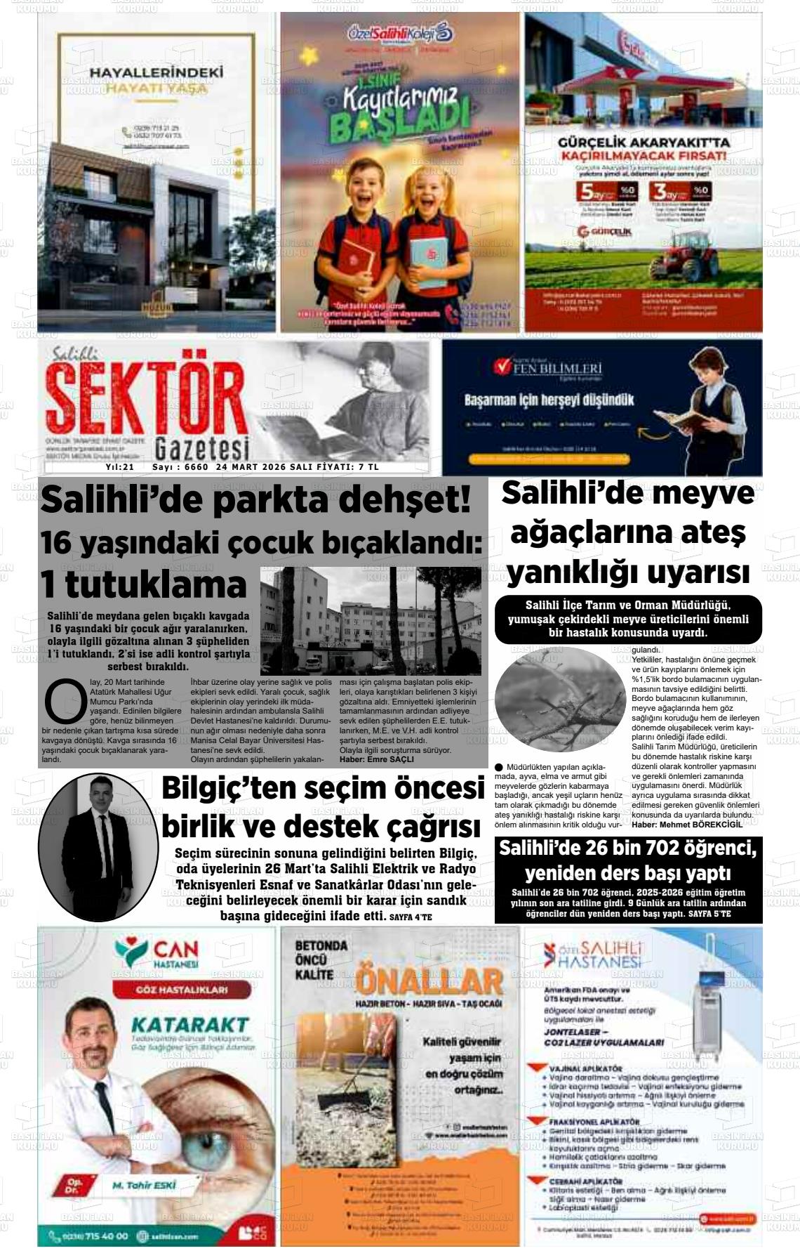 Manisa Salihlisektor 24.03.2026