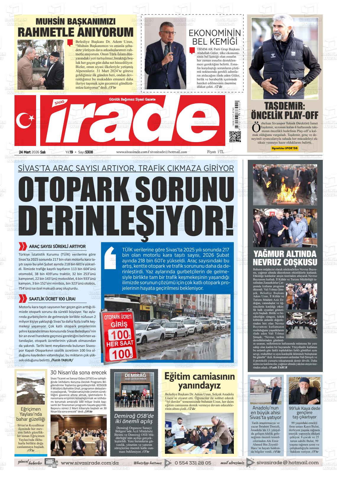 Sivas Irade 24.03.2026