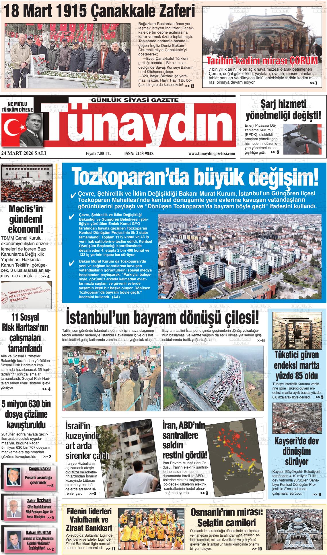 Istanbul Tunaydin 24.03.2026