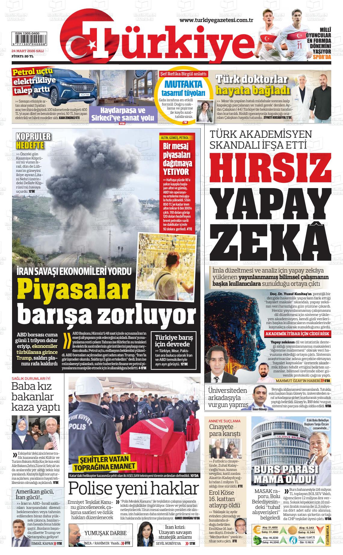 Türkiye Gazetesi 24.03.2026