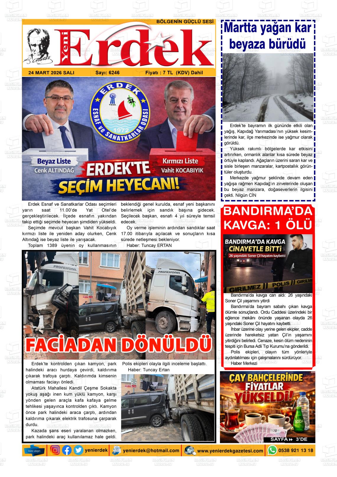 Balikesir Yenierdek 24.03.2026