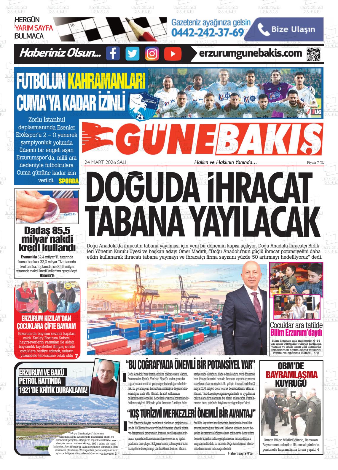 Erzurum Yenikusak 24.03.2026