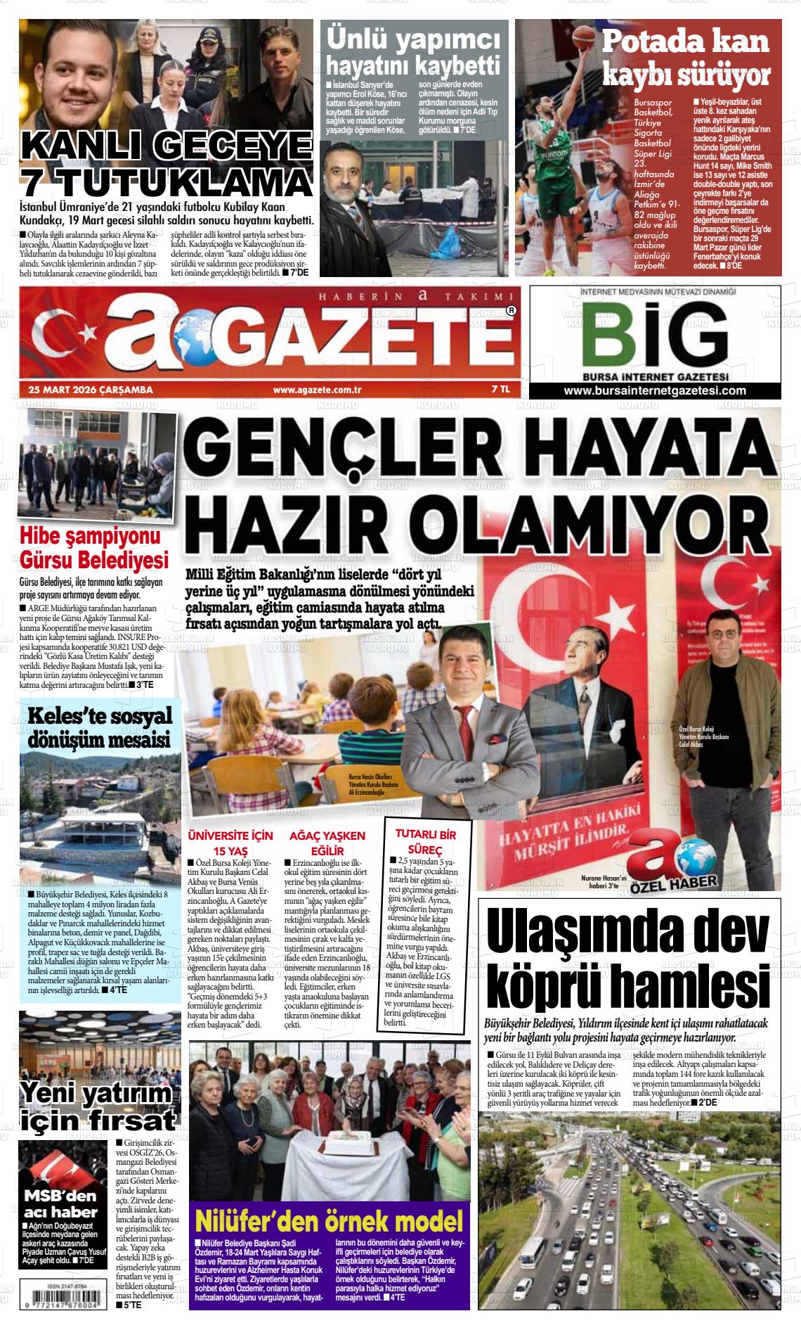 Bursa Agazete 25.03.2026