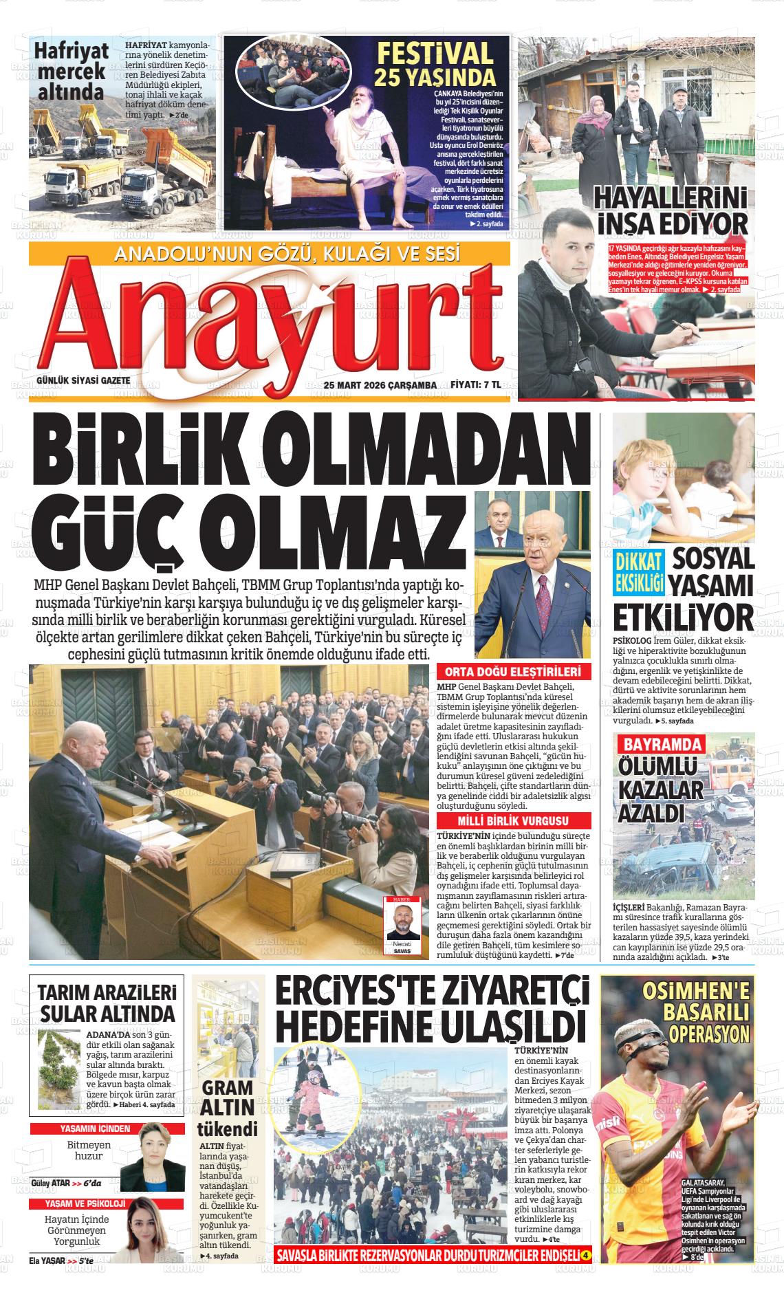 Ankara Anayurt 25.03.2026