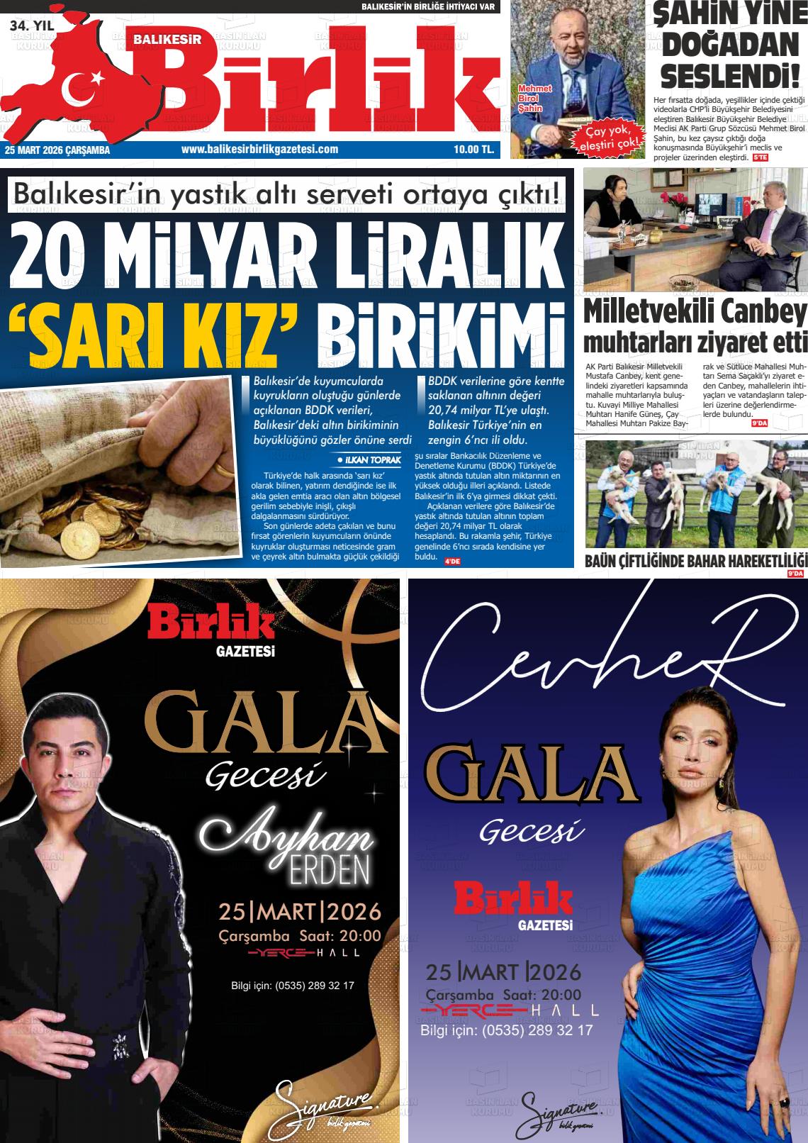 Balikesir Birlik 25.03.2026