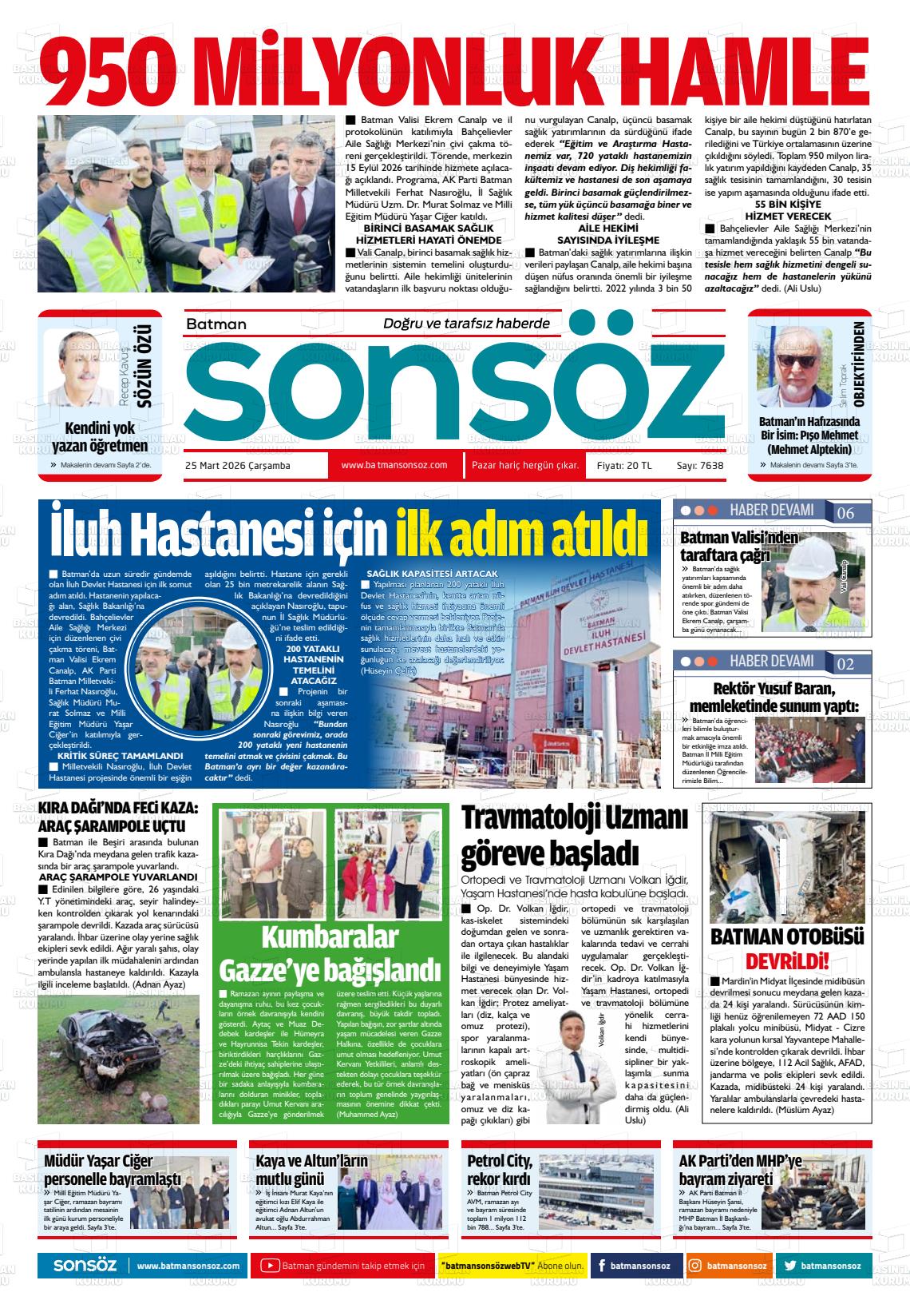 Batman Sonsoz 25.03.2026