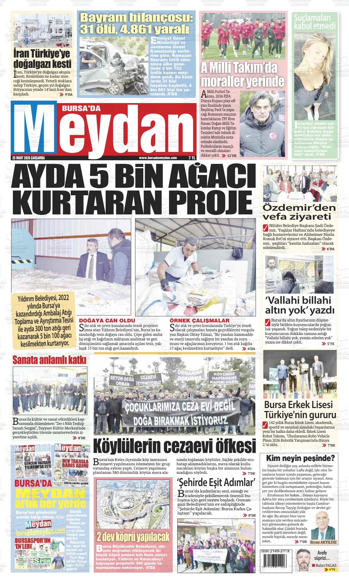 Bursa Dameydan 25.03.2026