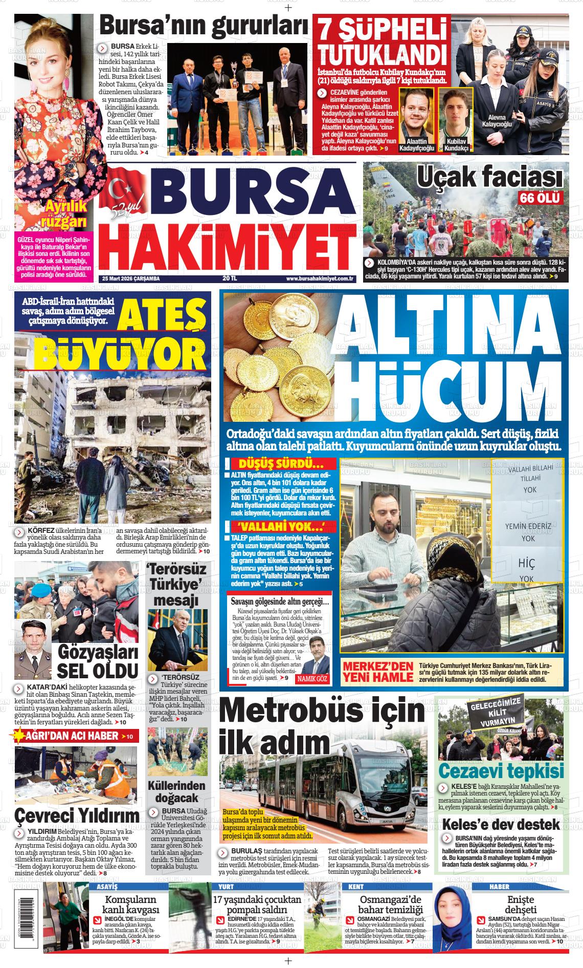 Bursa Hakimiyet 25.03.2026