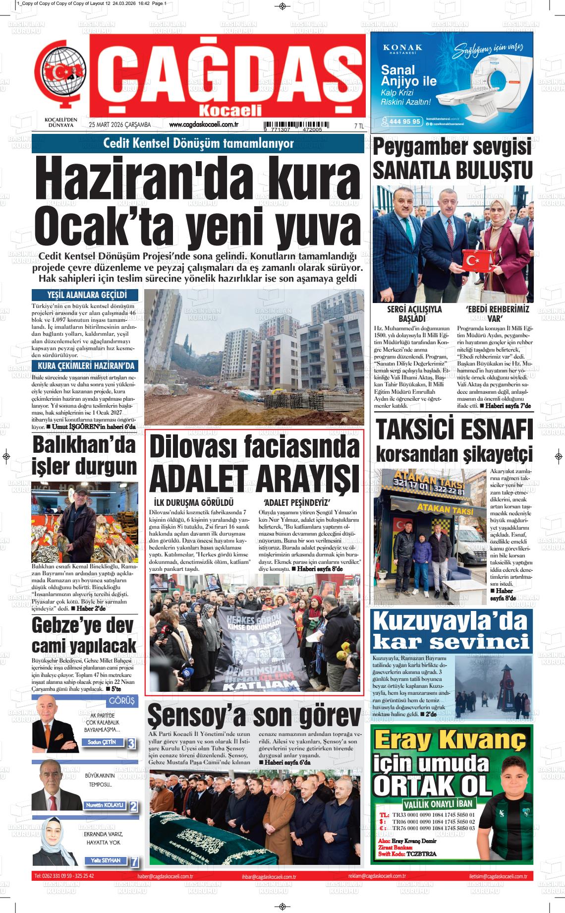 Kocaeli Cagdas 25.03.2026